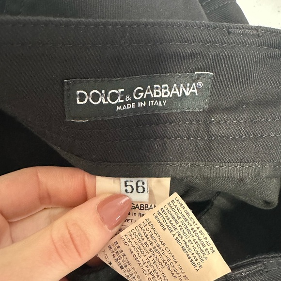 DOLCE & GABBANA Men's Black Cargo Pants - Picture 11 of 14